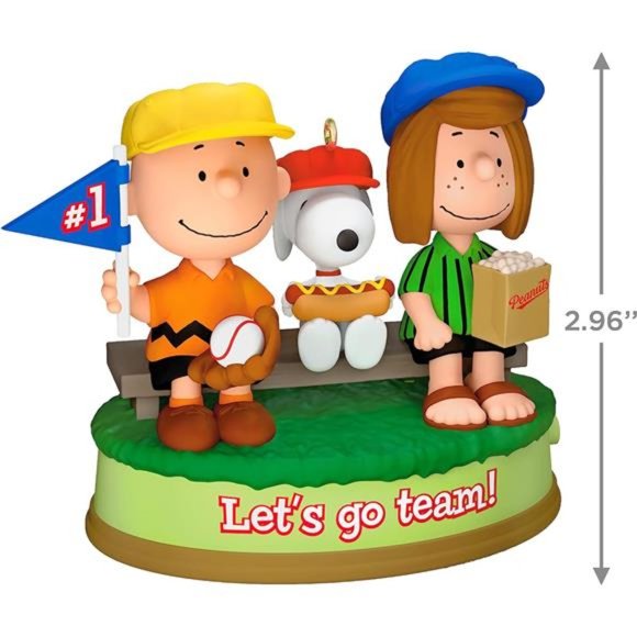 Christmas The Peanuts Gang, Batter Up! Musical Ornament, Gifts for Peanuts Fans - Picture 2 of 6